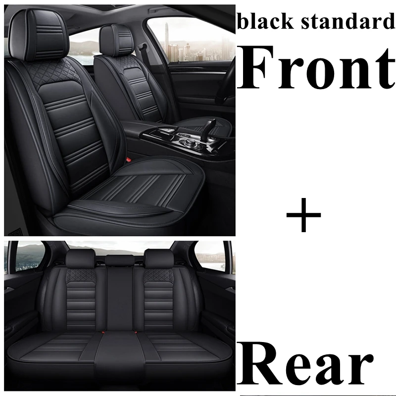 Чехол на Автокресло для Renault Duster Latitude Clio Sandero Koleos Kadjar Logan Talisman Espace Kangoo Laguna Fluence Авто Стайлинг - Название цвета: black standard