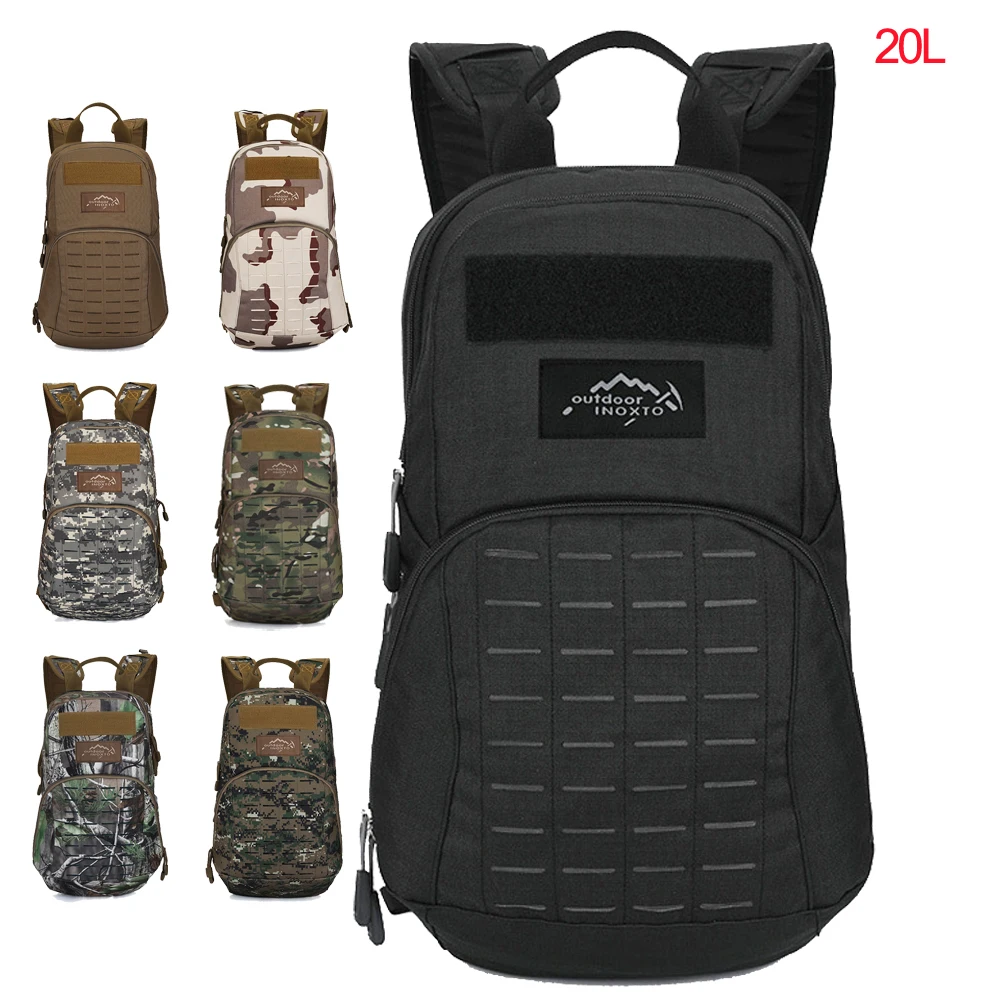 

20L Hiking Trekking Backpack Sports Climbing Shoulder Bags Tactical Camping Hunting Daypack Fishing Outdoor Military Backpack
