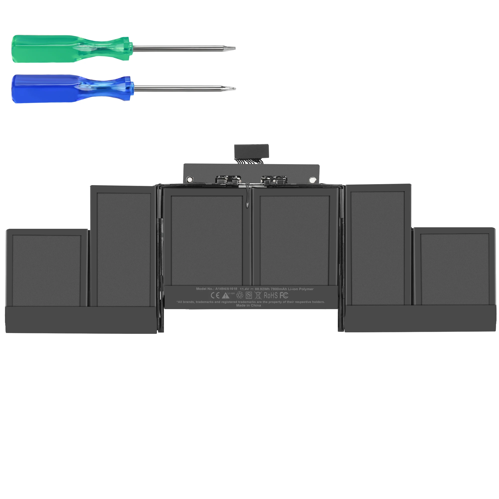 Фото Аккумулятор A1494 88,92 Втч 11,4 В для Apple Macbook Pro 15 дюймов Retina A1398, конец 2013 г., середина 2014 г., MGXC2 MGXA2 ME293 ME294 №2