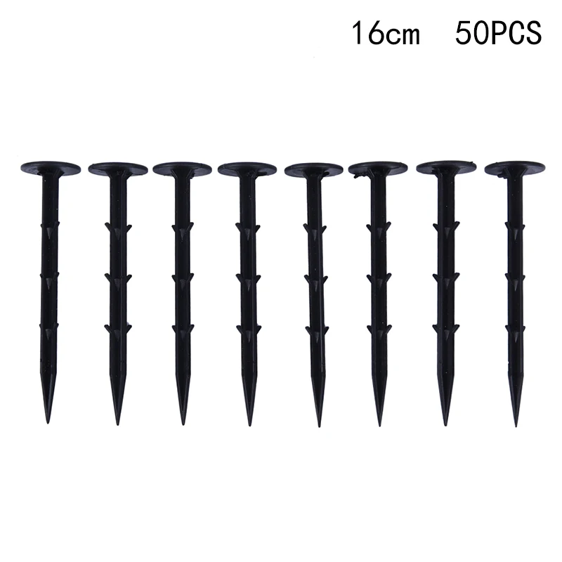 50 шт./упак. черный PP мульча затенение вредителей Управление центра сада ногтей