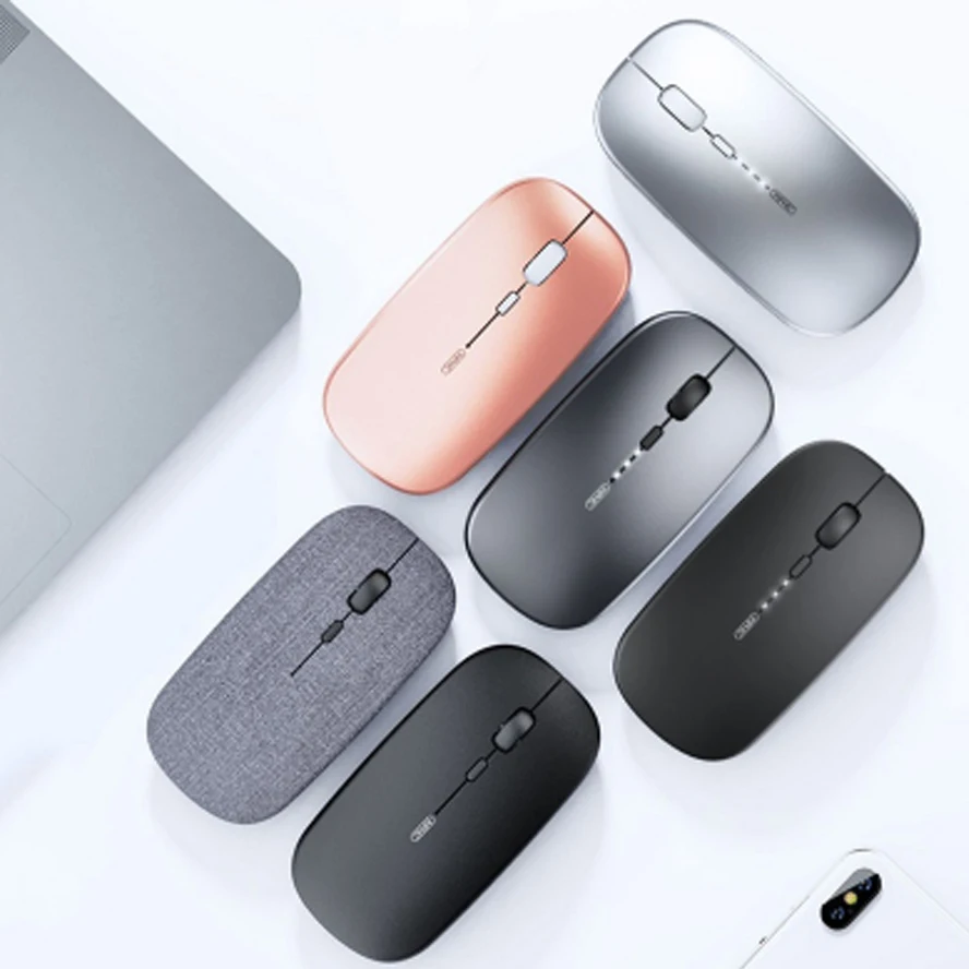 Беспроводная оптическая USB мышь INPHIC PM1 2 4 ГГц бесшумная перезаряжаемая bluetooth для