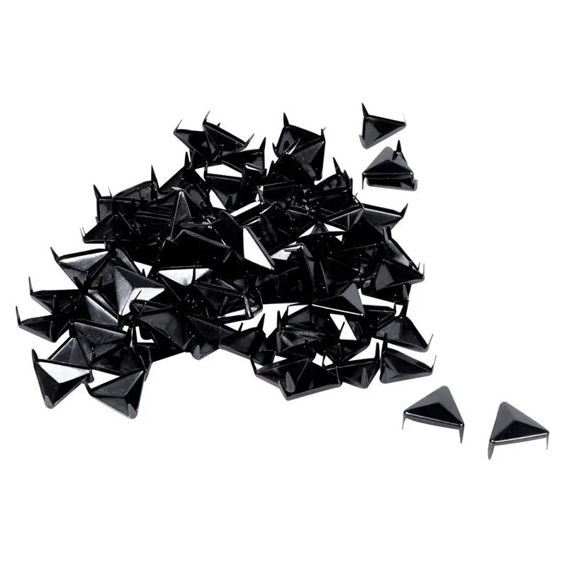 100 шт 10 мм черная заклепка с металлической ручкой|Заклепки| |