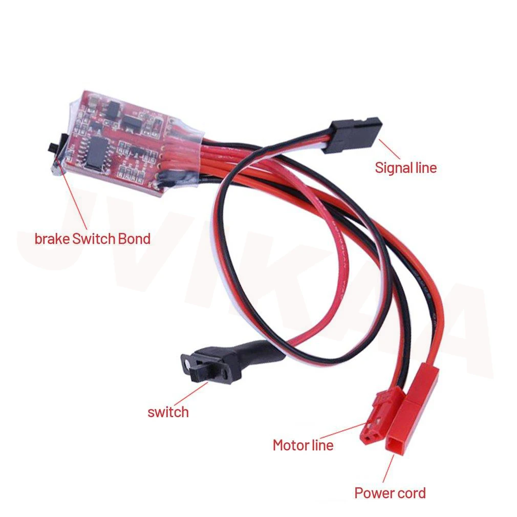 Щетчатый электронный регулятор скорости 30A 40A ESC 2 кГц щетчатый тормоз для WPL C24 C34 MN