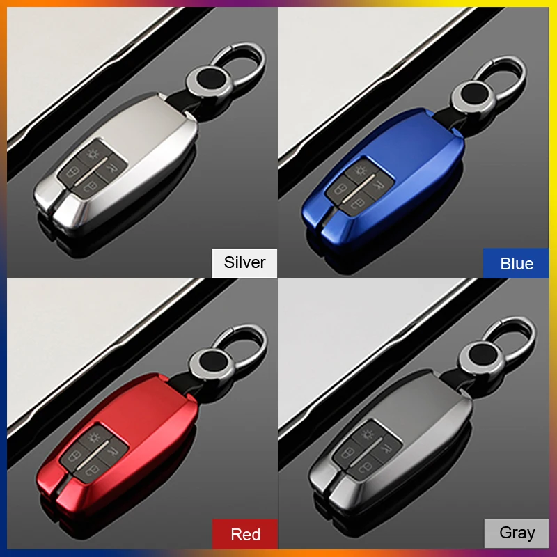 

Aluminum Alloy Car Key Case Cover For Ferrari ST90 812 F8 458 488 Key Chain Ring Auto Accessories