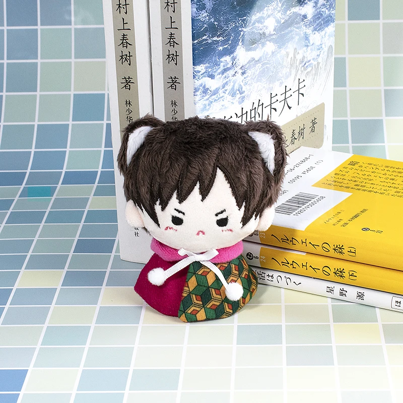 

Demon Slayer Plush Toys Doll Tanjirou Zenitsu Inosuke Giyuu kimetsu no yaiba Stuffed Toy Key Chain Pendant Nice Gifts 10cm
