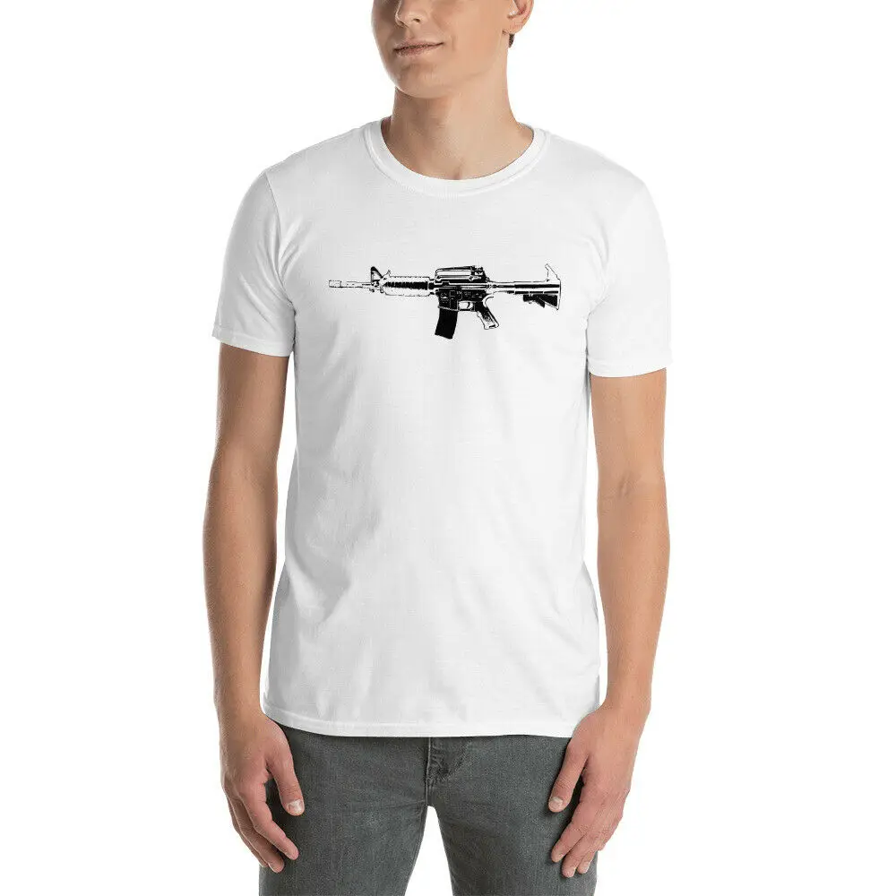 Футболка унисекс AR15/M16/M4 с коротким рукавом|Мужские футболки| |