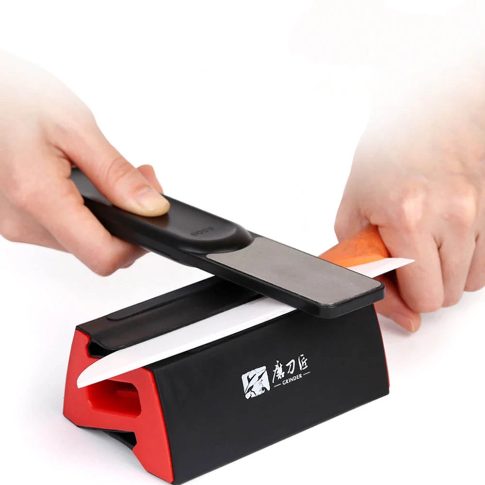 Точильный камень тонкая/грубая комбинация двухсторонняя точилка для ножей