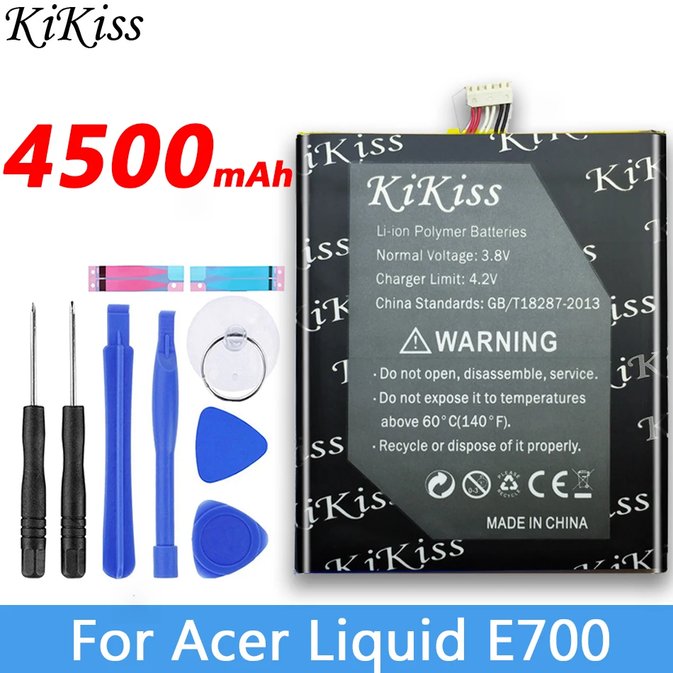 Аккумулятор 4500 мАч для Acer Liquid E700 тройной E39 PGF506173HT|Аккумуляторы мобильных