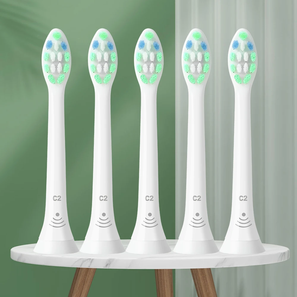 

Совместим с Philips Sonicare насадки для зубной щетки Замена Зубная щётка головки подходят Diamondclean ProtectiveClean здоровье десен FlexCare