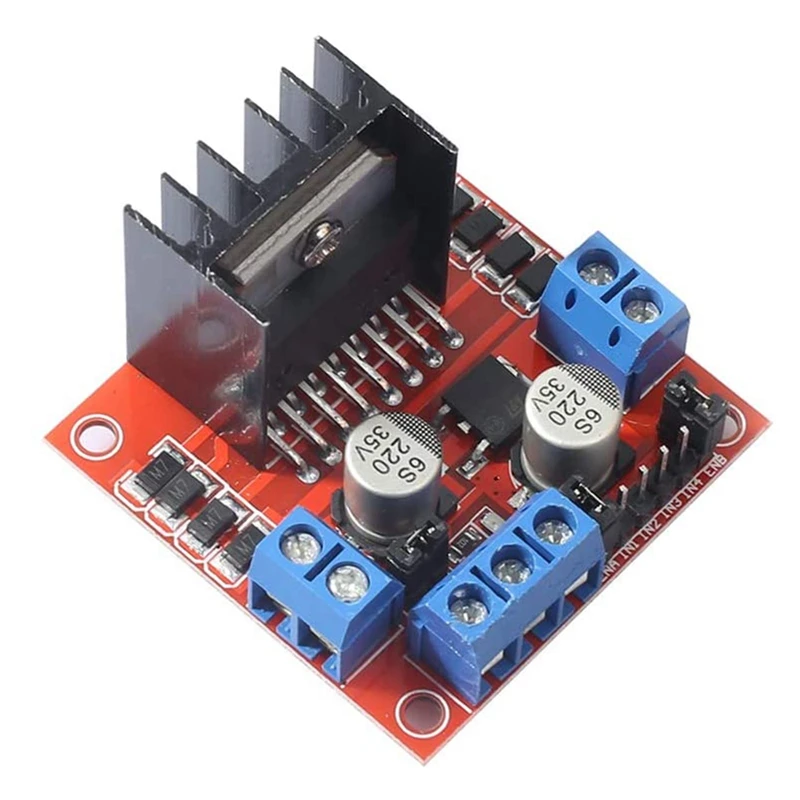 Плата контроллера двигателя L298N плата модуля с двойным H мостом шаговый двигатель