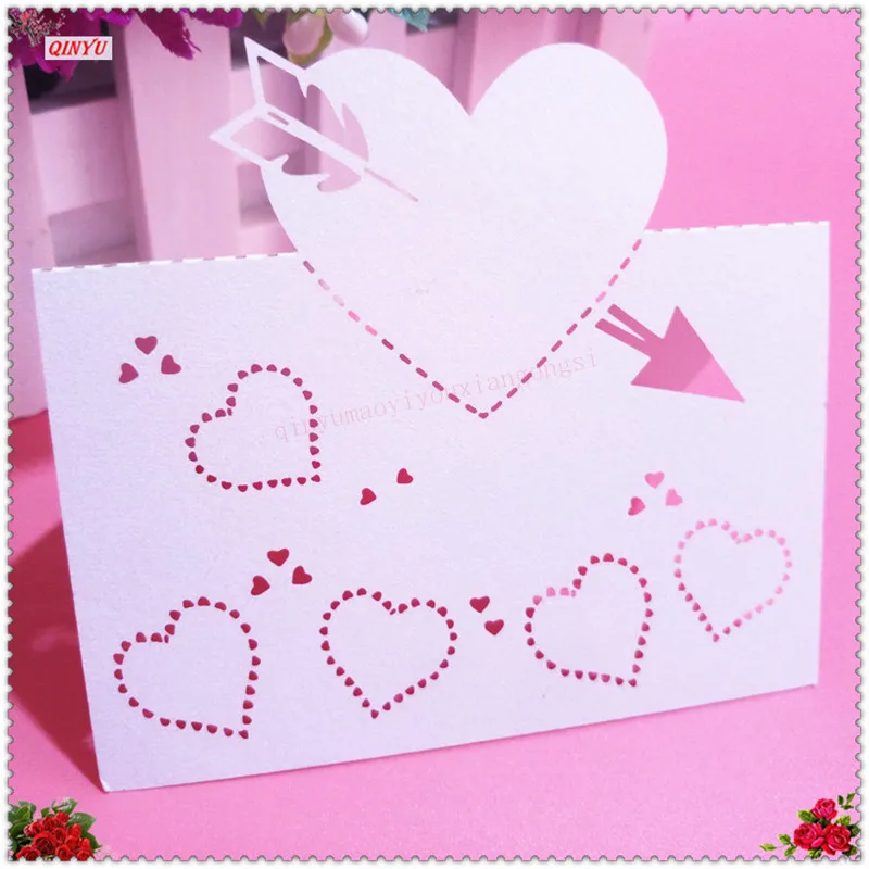 10/50pcs White Laser Cut Name Mark Place Cards Wedding Decoration Birthday Party Invite Table Favor Gift Card 5 | Дом и сад