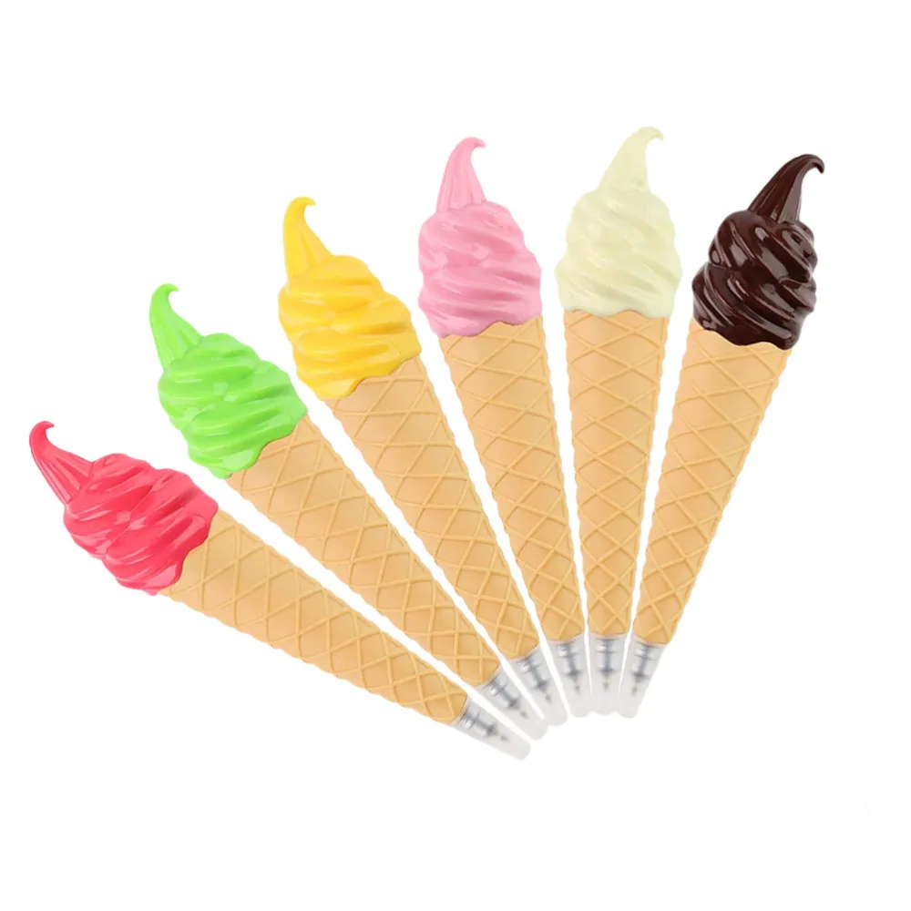 

6pcs Ice Cream Ballpoint Pens Creative Pens School Stationery Office Supplies