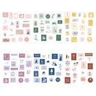 1 упаковка, наклейки на чемодан, 60 листов