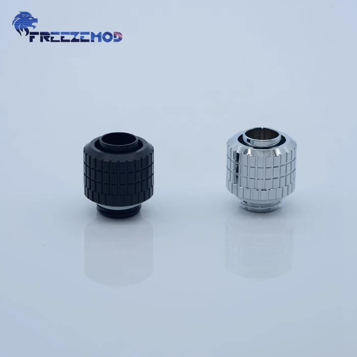 

FREEZEMOD G1/4'' external thread for 9.5X12.7mm soft tube inner Hexagonal fixed fittings for computer water cooling. BRGKN-3FB