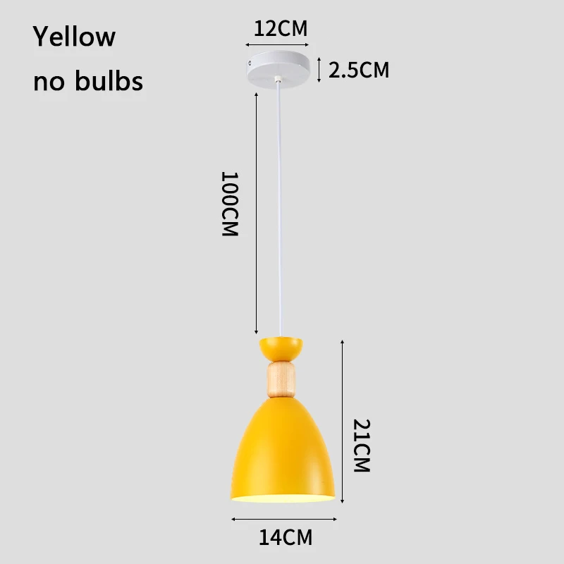 

Modern Pendant Lights Nordic style Colors Wood Pendant Lamp Hanging Lamps living room Dinning Room Home Decor E27 Light Fixture