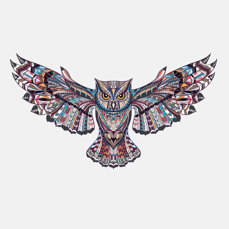 Volkrays Персонализированная наклейка на автомобиль Owl аксессуары для тотемов