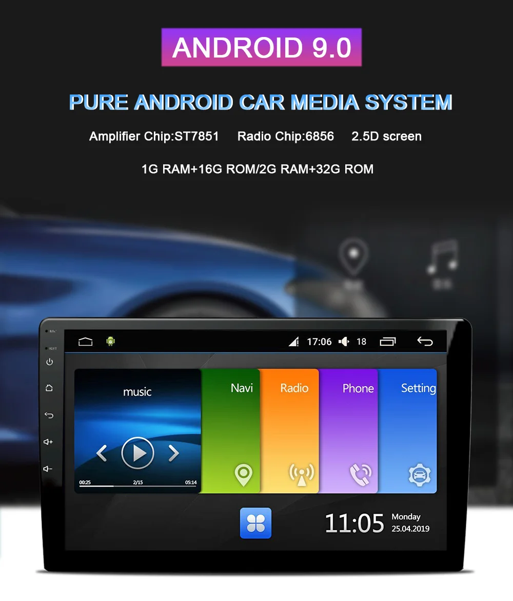 Android 9,0 2 din автомагнитола стерео для Toyota Avensis 2009- автомагнитола автомобильная аудиосистема 2G+ 32G 4G интернет автомагнитола