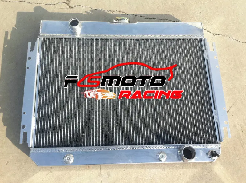 

4 Row Aluminum Alloy Radiator For Chevy Chevelle/El Camino Biscayne / Impala 1963 1964 1965 1966 1967 1968 63 64 65 66 67 68