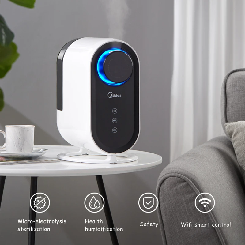 Умный увлажнитель воздуха JRM0299 Midea для дома бесшумный очиститель спальни офиса