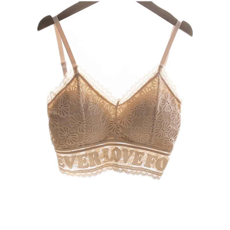 

Push Up Sexy Lace Tube Top Bralette Bandeau Underwear Bra Adjusted StrapsBrassiere Ropa interior sujetador Sous vetements femmes