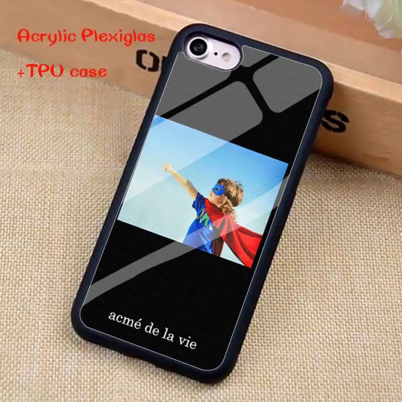 

Cute little kid Phone Case For iphone 11 Pro Max X XR XS SE 2020 6S 7 8 Plus Acrylic Plexiglass TPU phone case