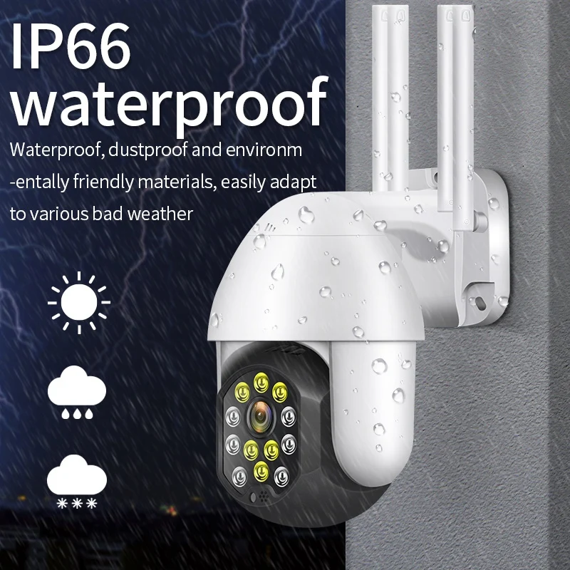 IP-камера видеонаблюдения 1080P PTZ ИК Wi-Fi | Безопасность и защита