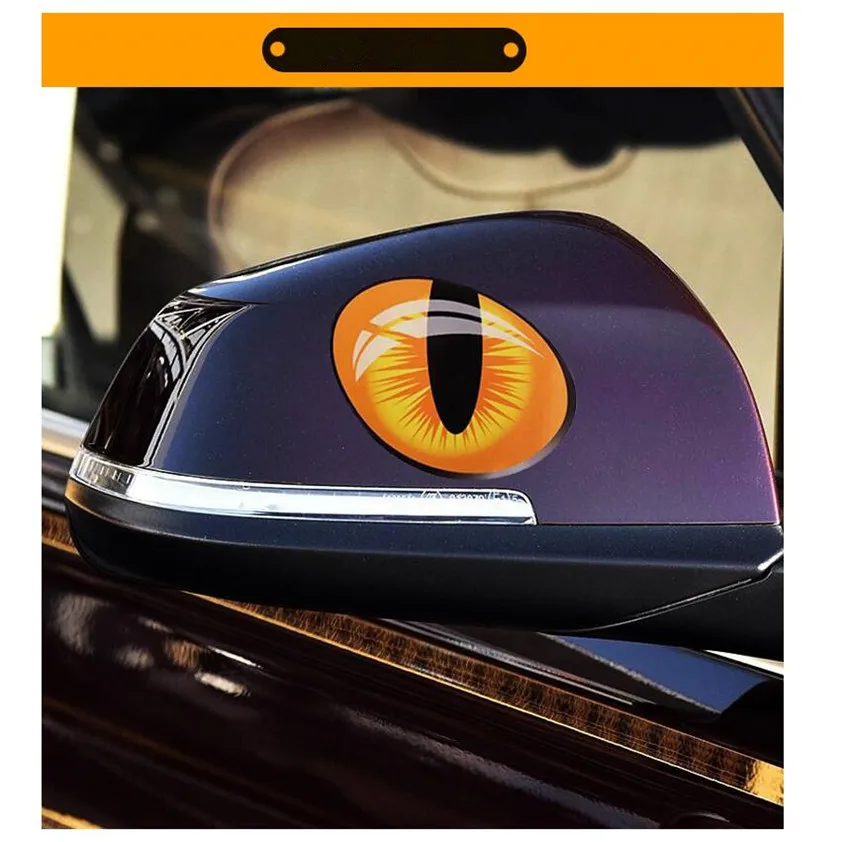 2 шт. автомобильные наклейки кошачий глаз для bmw e46 e90 e60 ford fiesta peugeot 206 307 audi a3 golf 4 seat