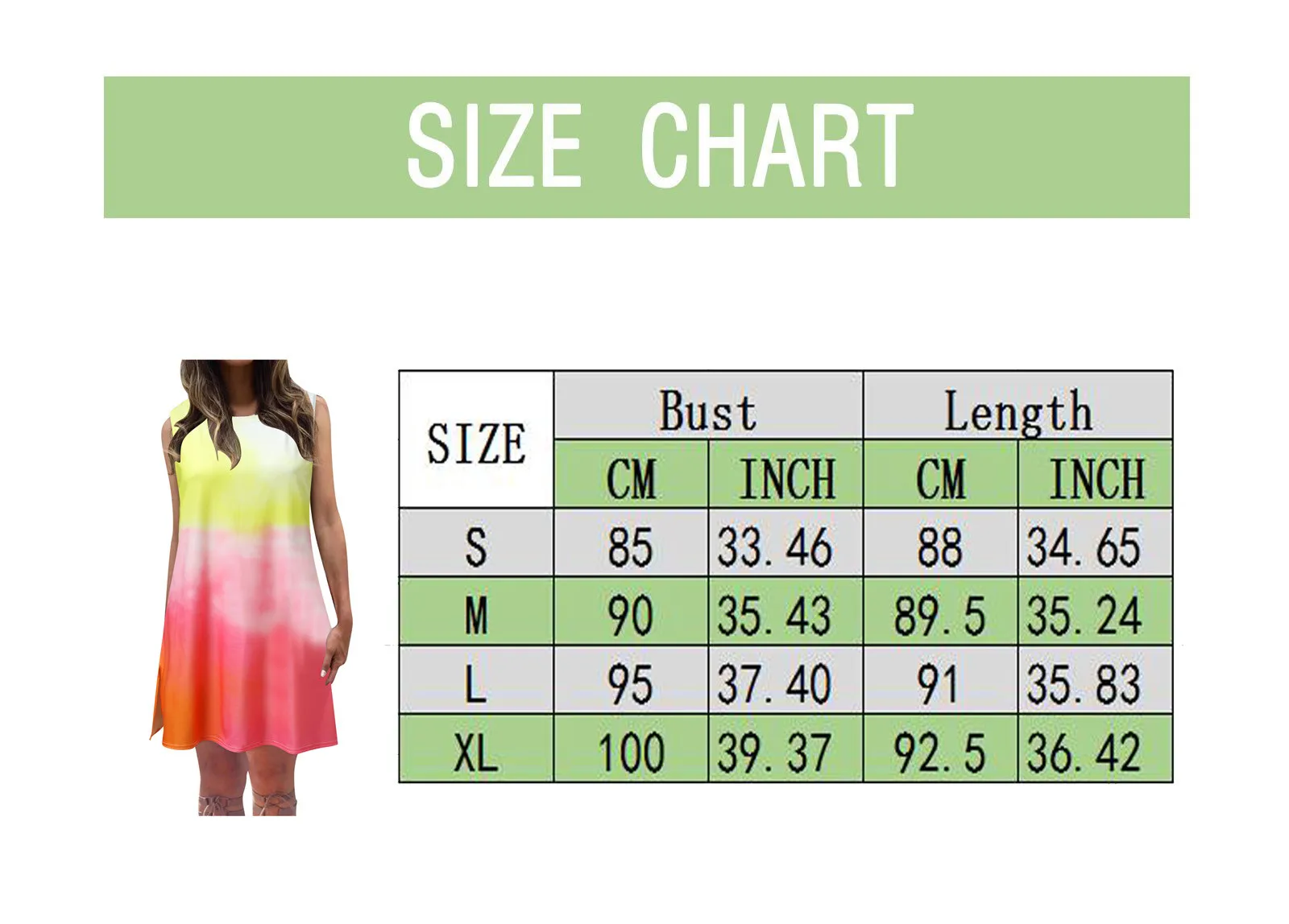 

2021 New Women's Summer Dress Fashion Gradient Print Streetwear Round Neck Sleeveless Casual Vest Dress Dating Women's Dress