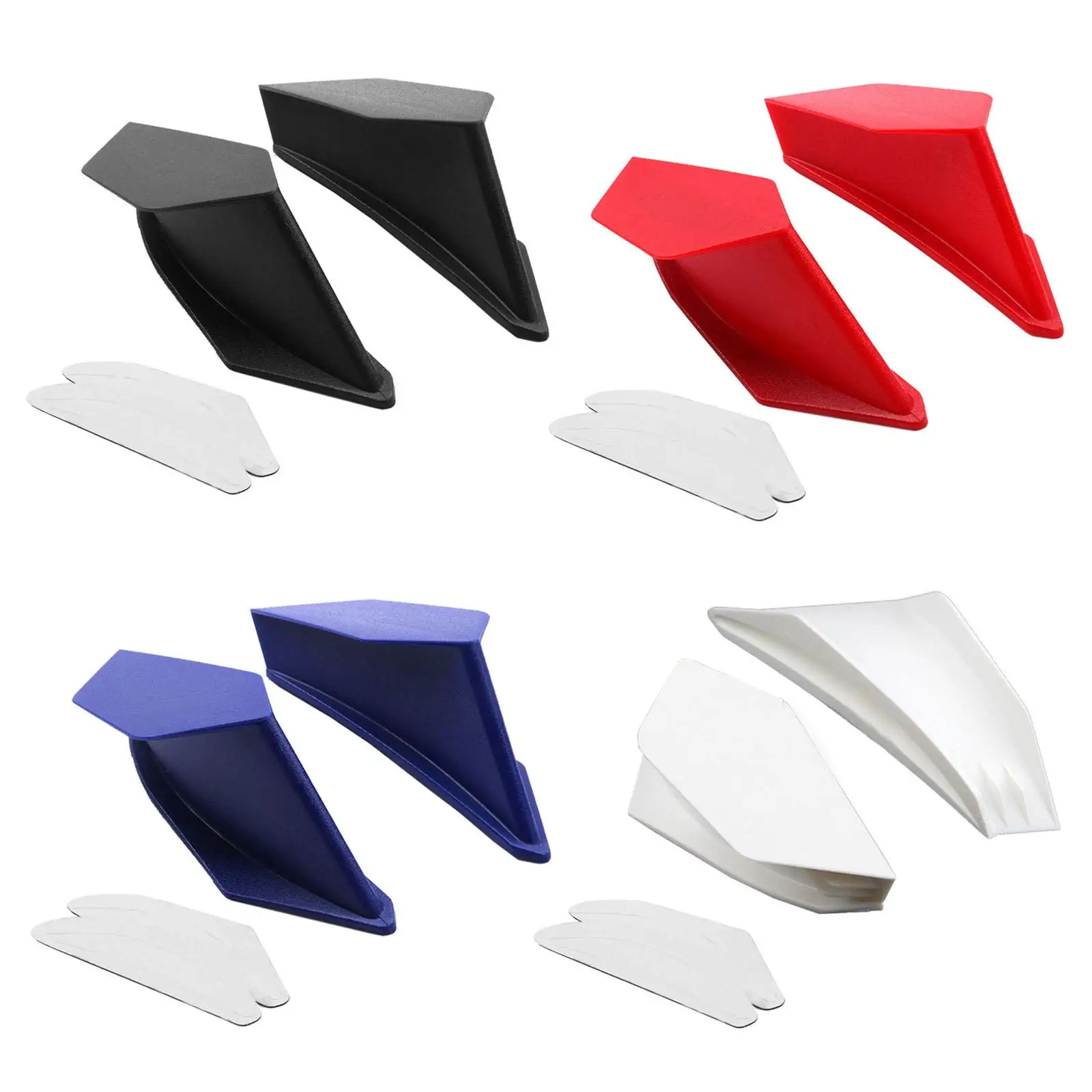 

2x Universal Motorcycle Winglets ABS Modification Fairing Dynamic Spoiler for Honda for Yamaha for Ducati for Kawasaki for BMW