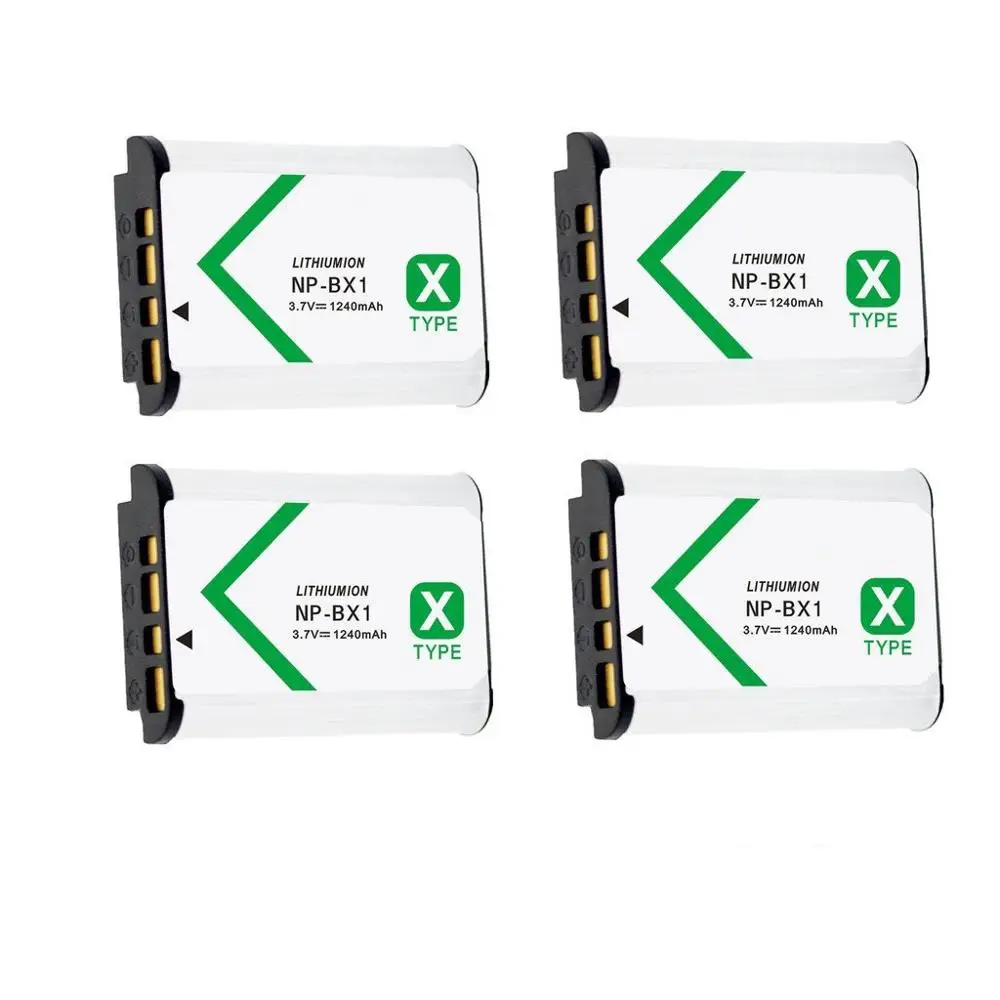 Белый NP-BX1 аккумулятор NPBX1 BX1 для sony Cyber-shot RX1, RX100, WX300, WX350, HX400, HDR-AS100VR, AS15, AS50, AS30, AS200VR, FDR-X1000VR - Цвет: Белый