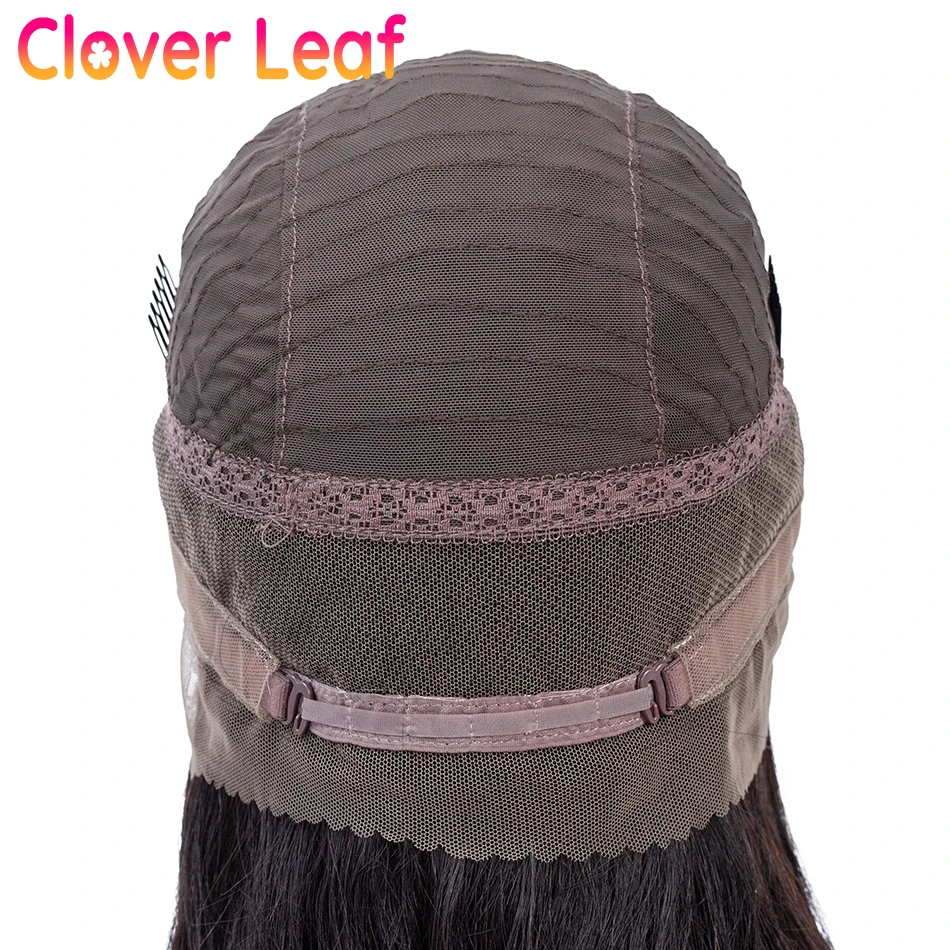 Clover Leaf 360 Lace Wig Straight Human Hair Wigs 150% Remy Malaysian Front PrePlucked With Baby | Шиньоны и парики