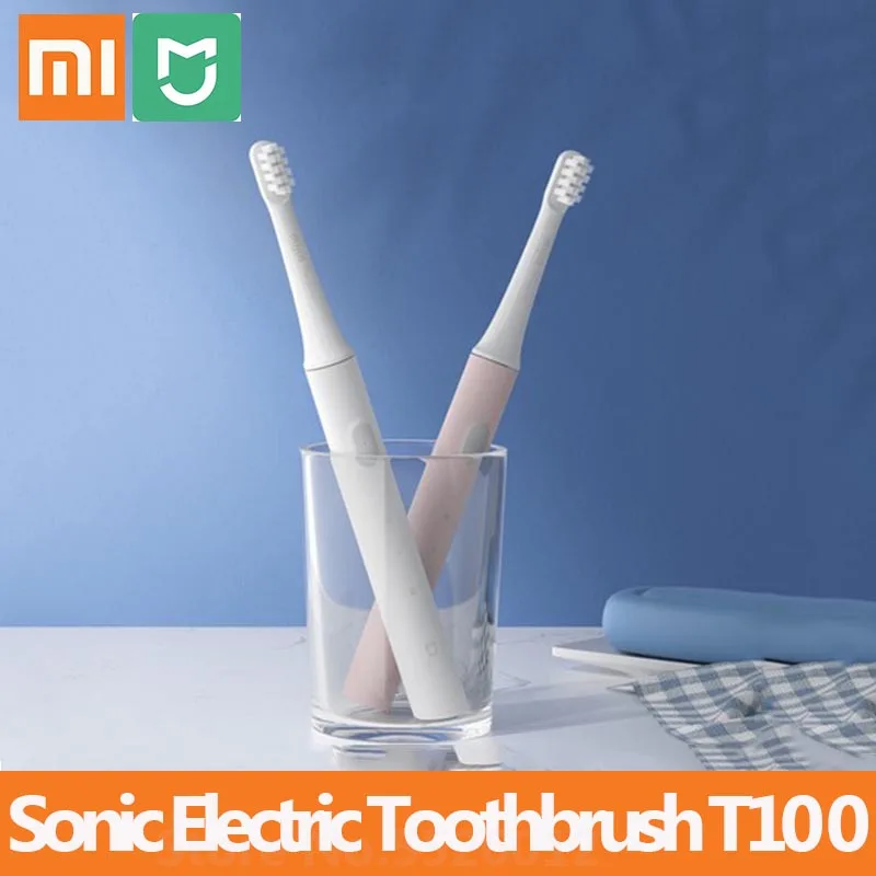 Ультразвуковая электрическая зубная щетка Xiaomi mijia T100 водонепроницаемая