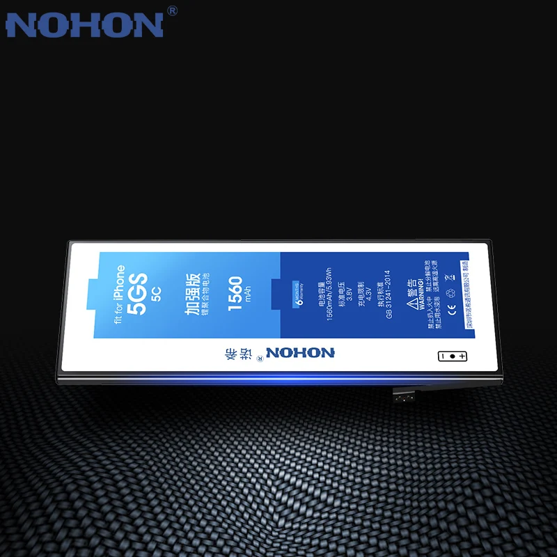 nohon аккумулятор для Apple iPhone 5S 5C 5 7 6s 6 батареи реального Ёмкость сменная литий-полимерный аккумулятор+ Бесплатные инструменты