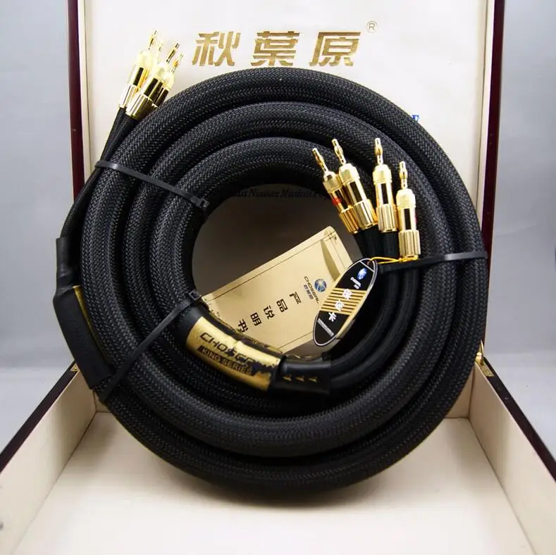 Choseal LA-5101 6N OCC Аудиофильский HIFI акустический кабель Позолоченный 24-каратный