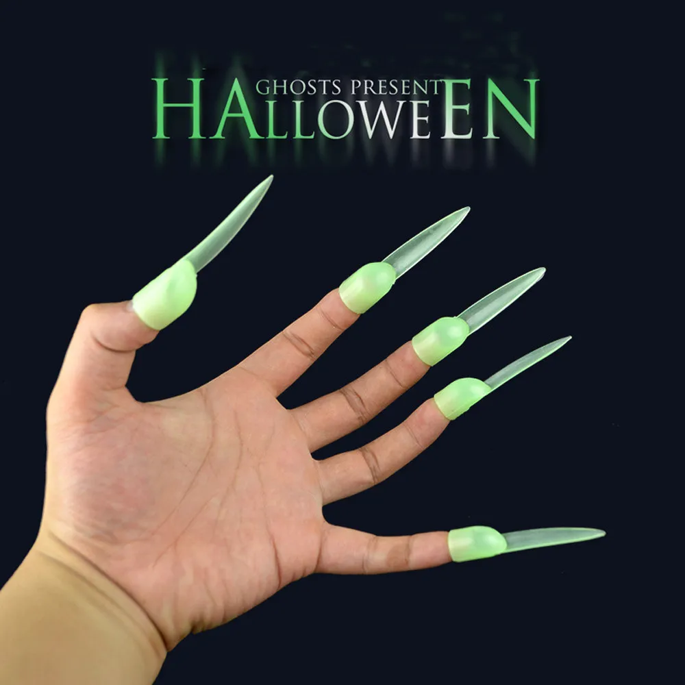 Новая игрушка вампир поддельные зубы для Хэллоуина вечерние светится в темноте