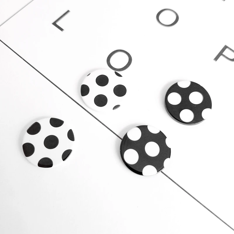 Волнистые точки управления Ретро Стильные квадратные круглые персиковые сердца