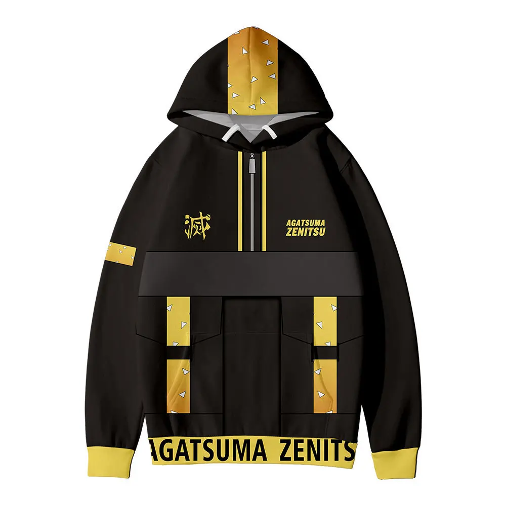 

2020 new winter autumn Japan cartoon of man ghost killing blade men's and women's jacket long sleeve