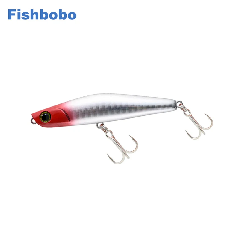 

Fishbobo 1pc New Sinking Pencil Lure 80mm 18g Pike Fishing Lure Artificial Bait Hard Lures For Fishing Wobbler Jig Bait
