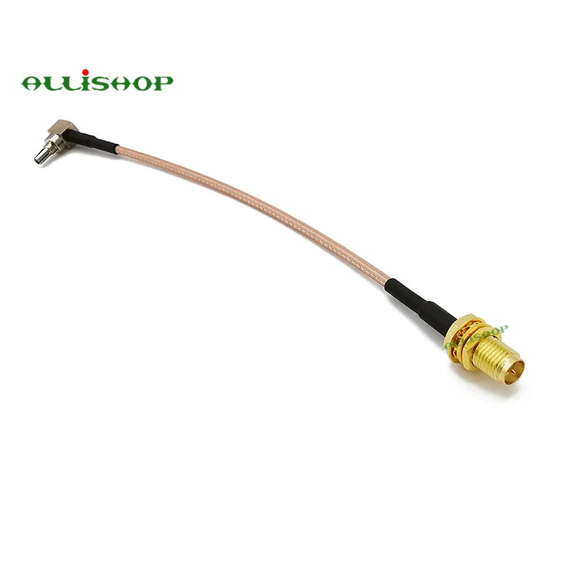 Коннектор RF RP SMA Female в CRC9 кабель переключатель под прямым углом RG316 коаксиальный