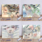 Европейская женщина краска на фотографиях картина маслом для взрослых DIY наборы холст Рамка Картина Рисунок Раскраска по номерам декор искусство