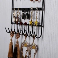 9 hook wall earring jewelry organizer earring organizer hanging holder