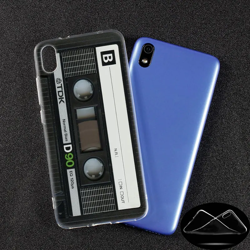 Роскошный силиконовый чехол Классическая старая кассета для Xiaomi Redmi K20 Pro 7 7A 6 6A 4X 5