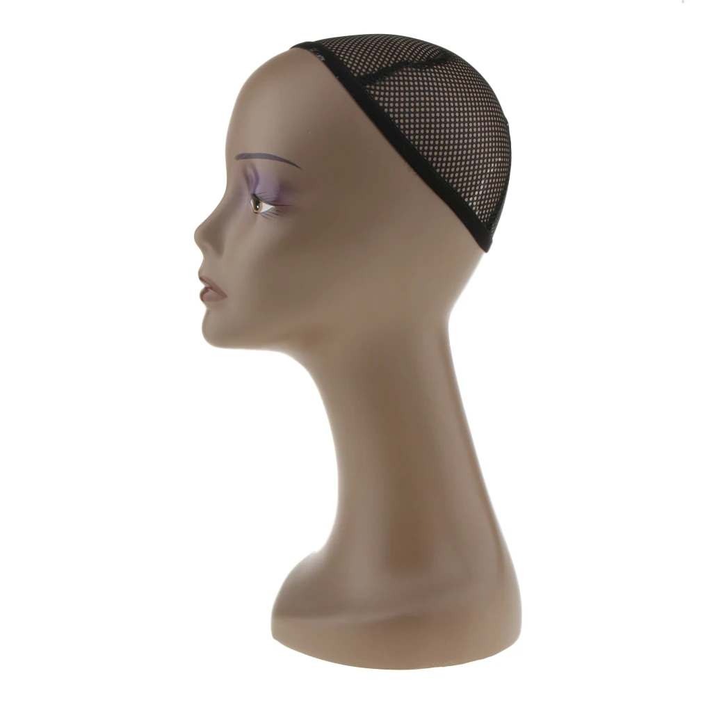 2x волос для создания париков ювелирные изделия Дисплей головы женский манекен