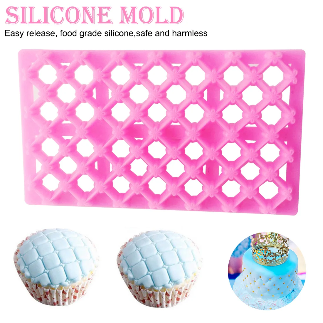 1 шт. тиснение резак устройство для тиснения глазури плесень пластик мода бант