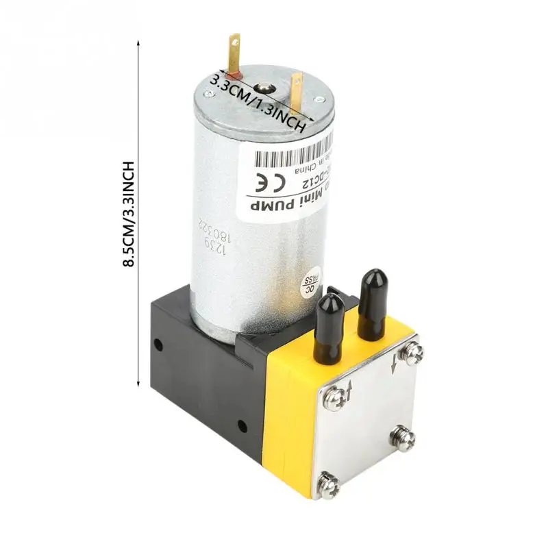 12 В 0 4 1 л/мин Электрический двигатель постоянного тока низкий уровень шума мини