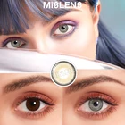 Контактные линзы Mislens 1 пара (2 шт.) цветные контактные линзы для темных глаз цветные линзы ежегодные Красочные контактные линзы для красоты глаз
