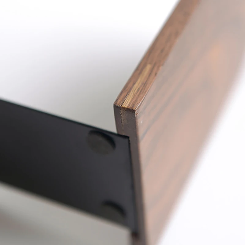 

Wood Bookends,Pack of 1 Pair,Non-Slip,Black Walnut, Office Book Stand (Black)