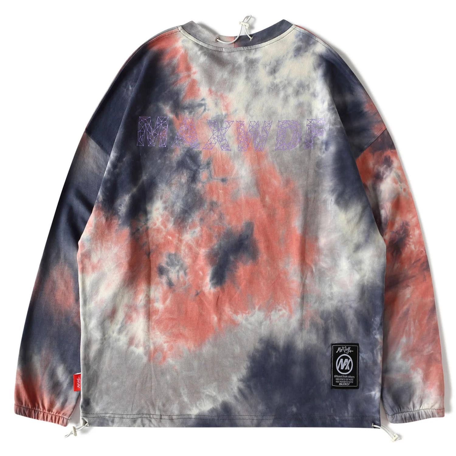 Aelfric Eden Цвет часы и вышивкой в виде букв Кофты для мужчин хип хоп Харадзюку