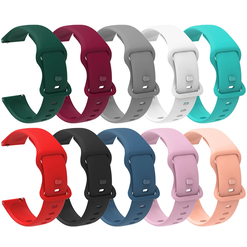 Ремешок силиконовый для смарт-часов Realme Watch 2/2 Pro быстросъемный браслет S Real Me Correa |