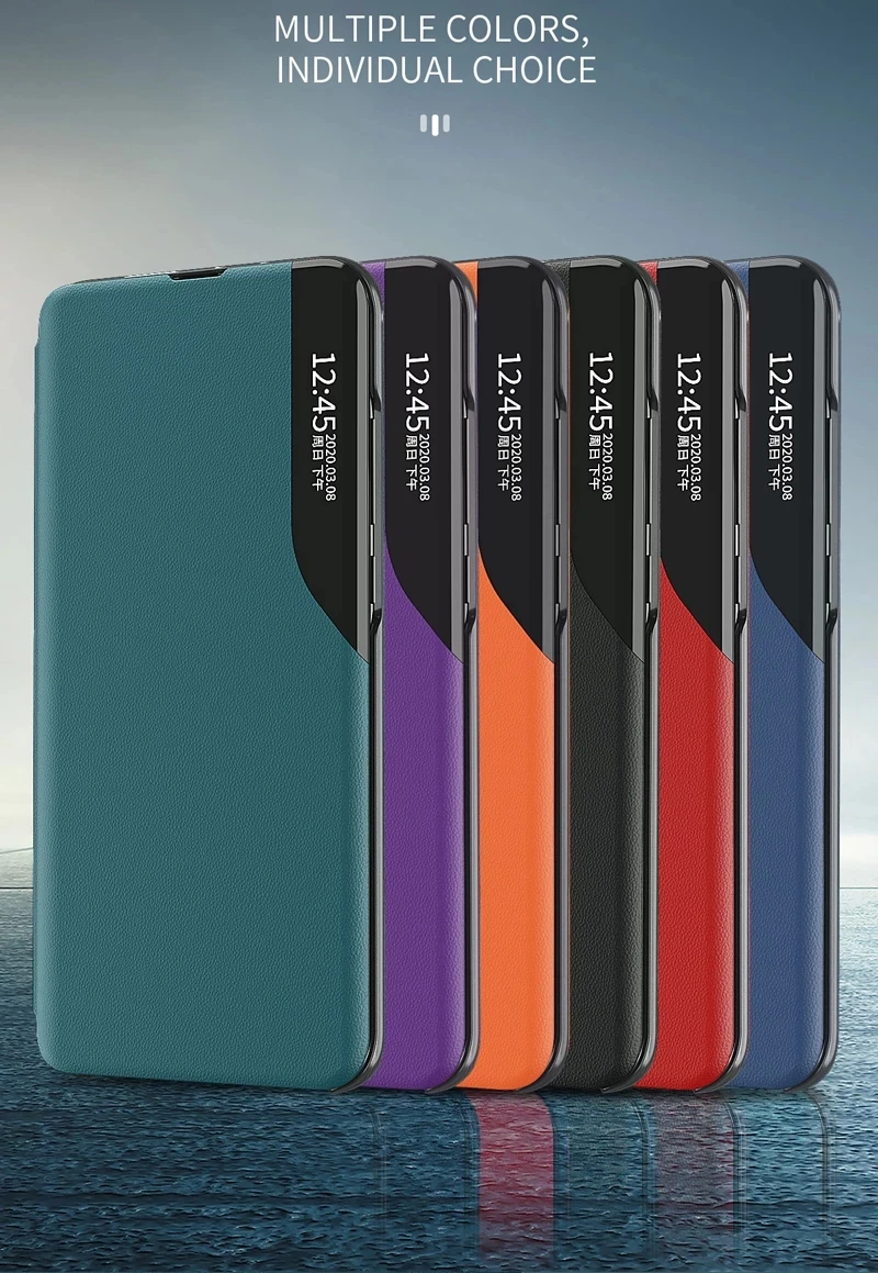 2021 Leather Smart Case for Samsung Galaxy S21 S20 FE S10 Plus A32 A52 A72 A71 A51 A42 A12 A31 A10 A30 A50 A70 S Magnetic Flip C | Мобильные